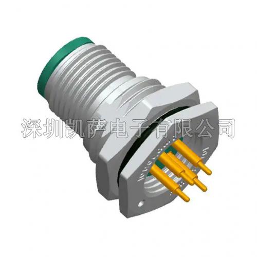 Amphenol圓形連接器組件M12D-04PMMP-SF8001