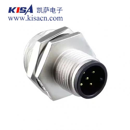 Amphenol圓形連接器組件M12A-05PMMS-SH8002