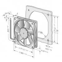 8414NH緊湊型交直流風(fēng)機ebmpapst全新原裝正品
