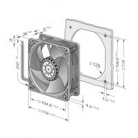 4412M緊湊型交直流風(fēng)機(jī)ebmpapst全新原裝正品