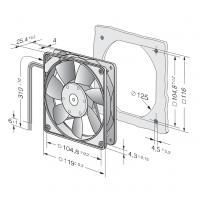 4414F緊湊型交直流風(fēng)機(jī)ebmpapst全新原裝正品